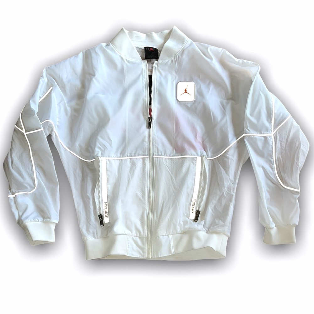 Air Jordan Jumpman Nike Legacy Aj5 White Jacket
